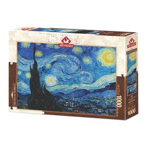 پازل 1000 تکه آرت پازل مدل the starry night 1889 كد 5202